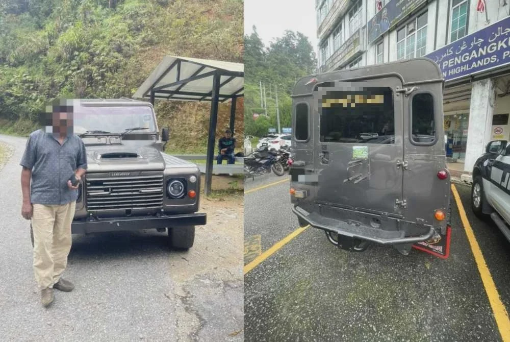Image from: Land Rover guna cukai jalan tamat tempoh lebih 18 tahun disita