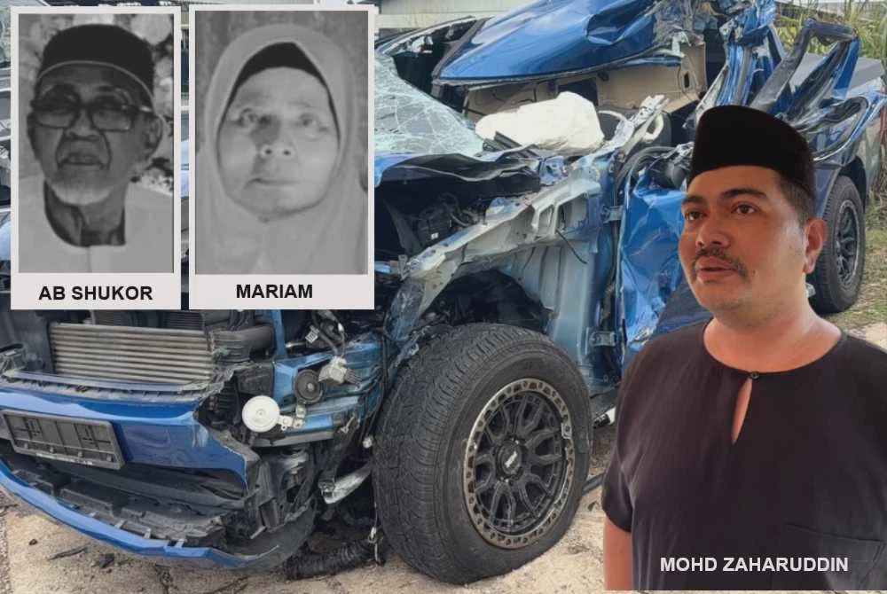 Image from: [VIDEO] Nahas 4 sekeluarga maut: 'Ayah sempat ‘video call’ selepas terlibat nahas' - Anak