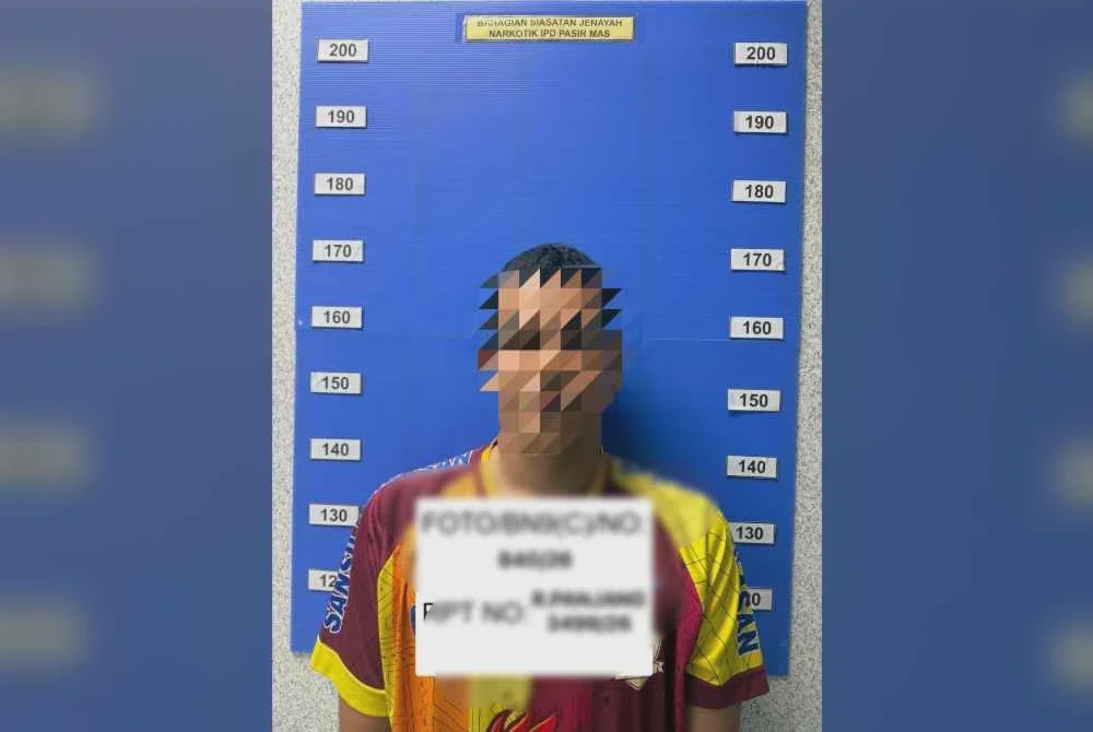 Image from: Dua lelaki ditahan bantu siasatan rampasan dadah di premis kurier