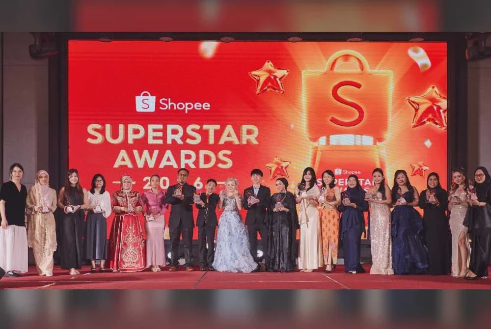 Image from: Shopee Superstar Awards 2026 iktiraf lebih 140 pencipta kandungan, affiliate