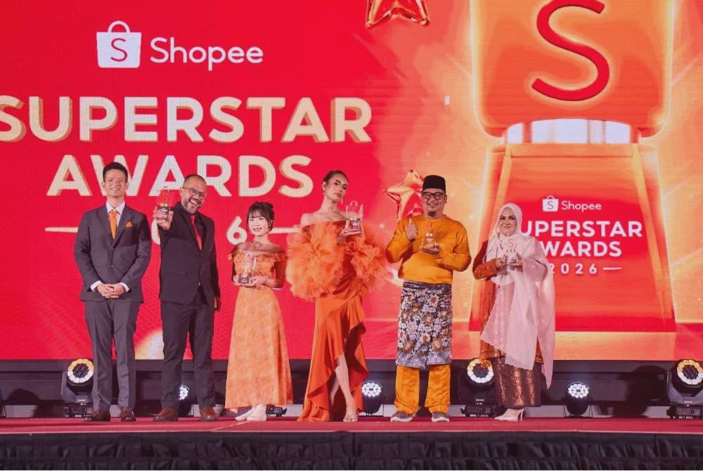 Image from: Shopee Superstar Awards 2026 iktiraf lebih 140 pencipta kandungan, affiliate
