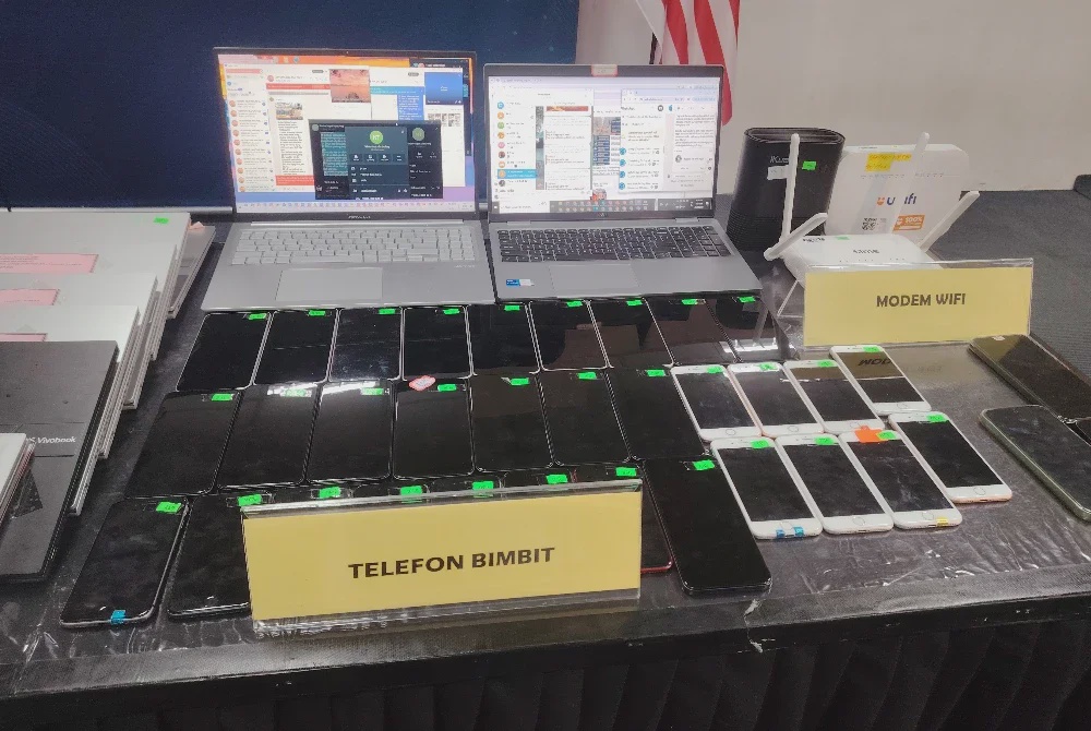 Image from: Sindiket penipuan beroperasi di kondominium, banglo digempur