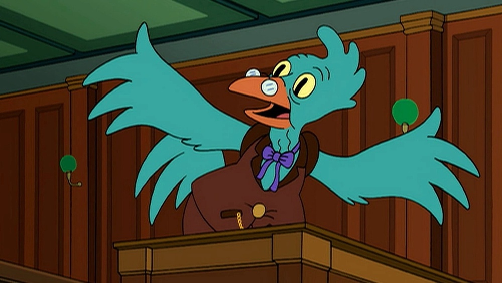 The Classic Hollywood Inspiration For Matcluck, Futurama's Alien Chicken Lawyer