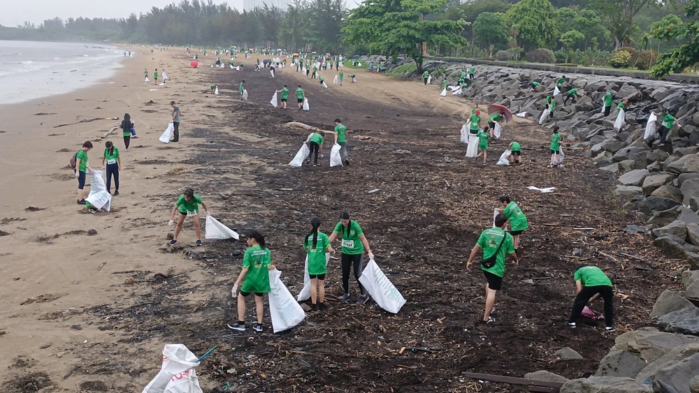 Over 1,500kg recyclable waste collected in ‘Plogging Run’ at Marina Beach