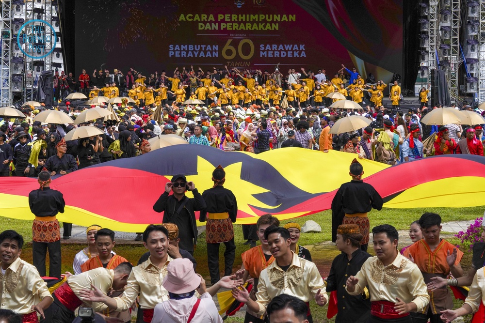 Sarawak Day 2023: Full Dress Rehearsal For State-level Parade Impresses ...