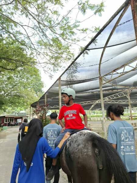 Image from: Hipoterapi bantu anak autism tenang dan fokus