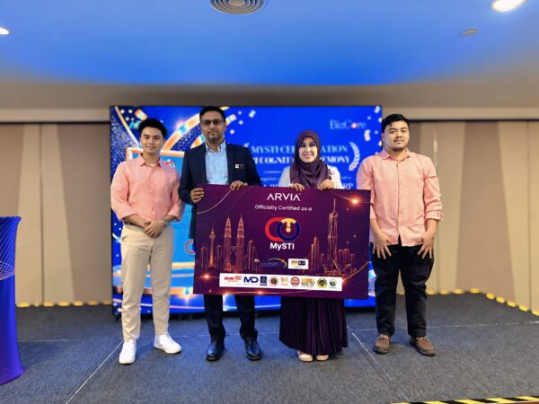 Image from: Teknologi tempatan diiktiraf MOSTI: Arvia Solutions raih pensijilan Mysti untuk Bizcore ERP dan CRM