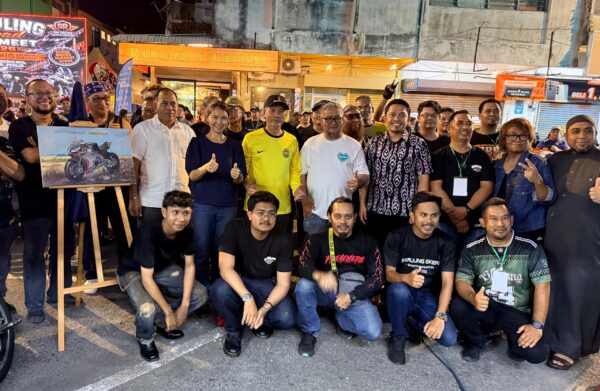 Image from: Jalan Seruling meriah, ribuan penunggang motosikal berkuasa tinggi berkumpul