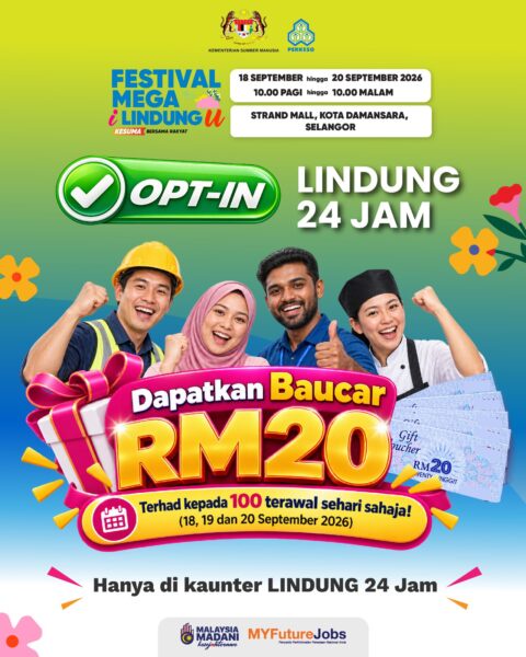 Image from: Festival Mega iLINDUNGu: PERKESO tawar diskaun FCLB sehingga 80 peratus
