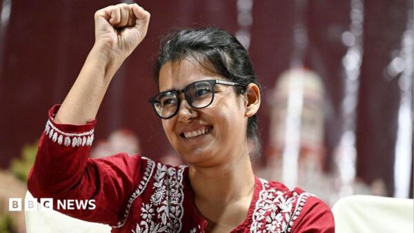 Image from: Aksi berani Neha angkat suara gen Z India