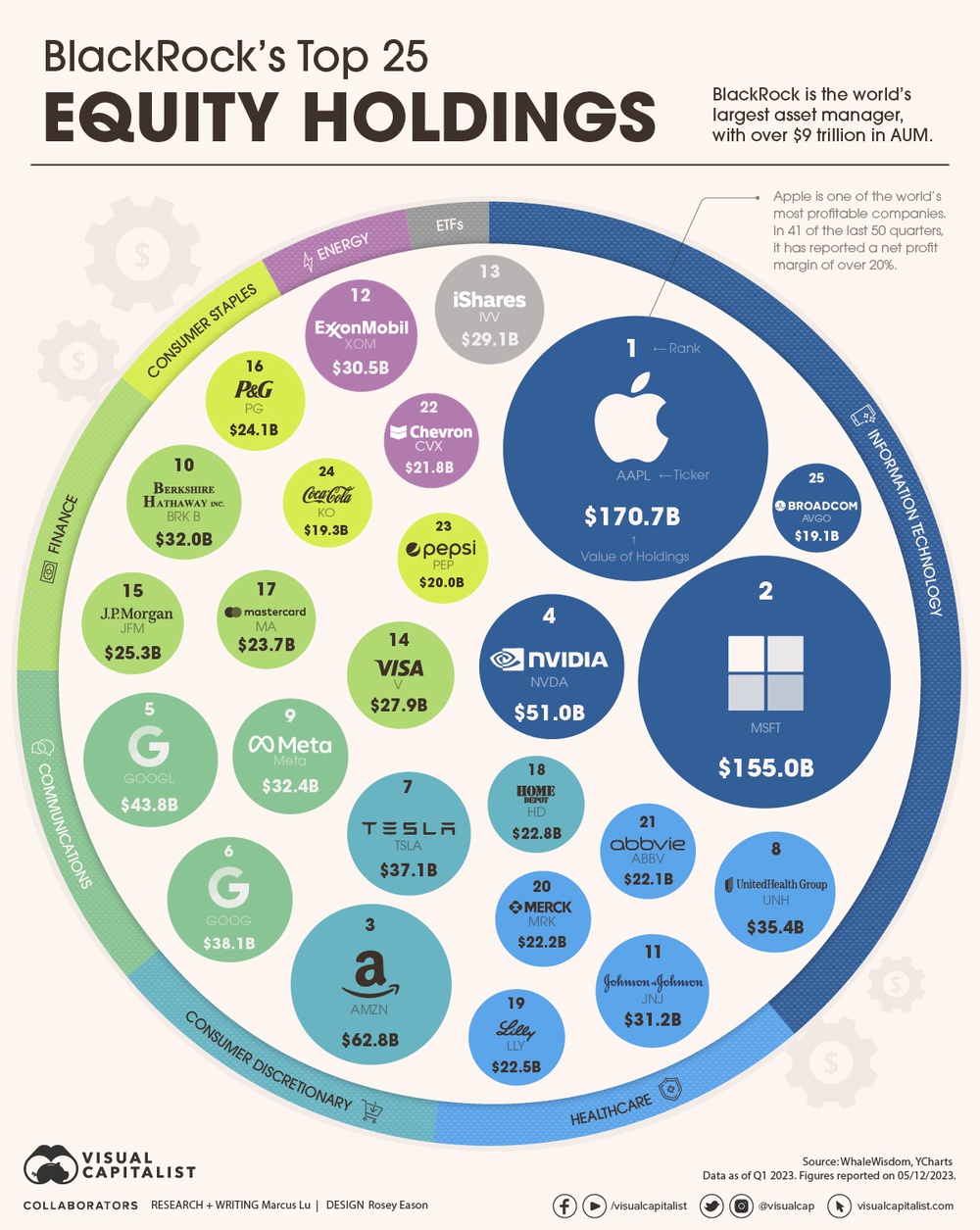 Visualizing BlackRock’s Top Equity Holdings