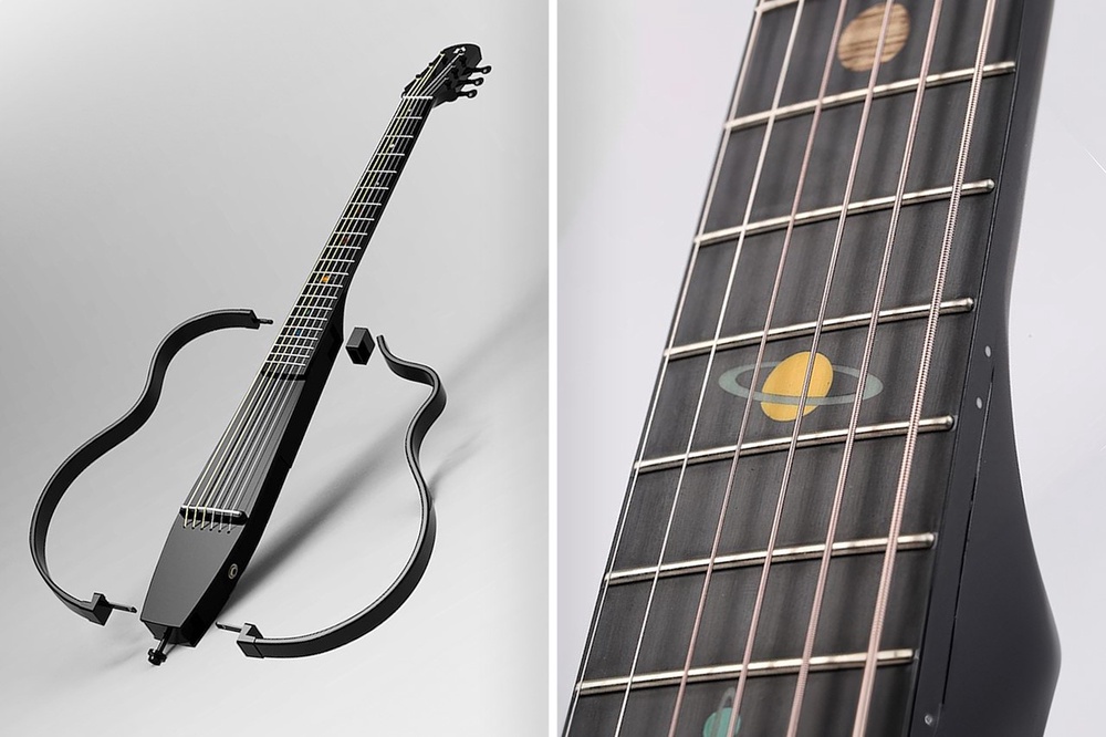 This Minimalist Electric Guitar runs on its own Processor Chip and can
