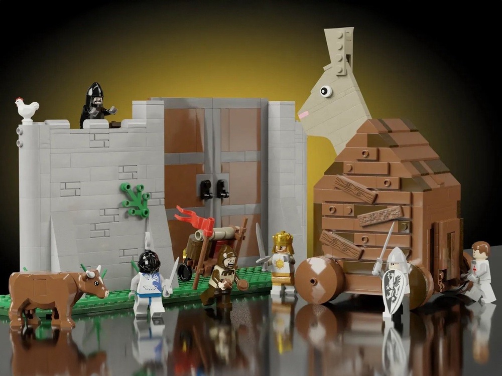 The Iconic Monty Python and the Holy Grail “French Taunting” scene gets ...