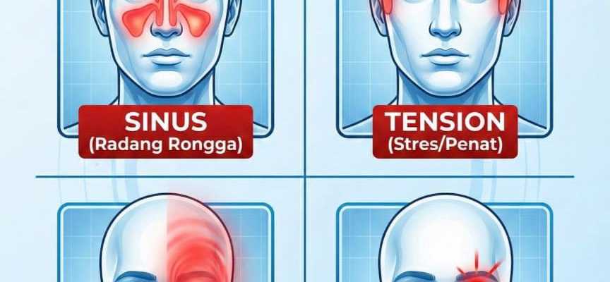 Cara sakit kepala boleh dedahkan punca sebenar