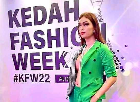 Much Ado About Nothing at Kedah Fashion Week Over 'bra-less' Transwoman.