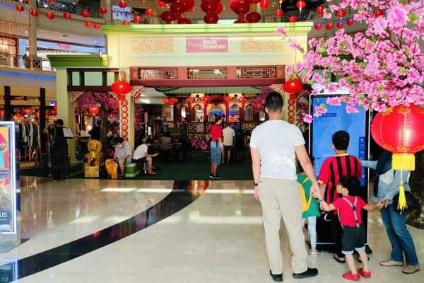 Mall Chinese New Year The Curve decorations #CNY2024