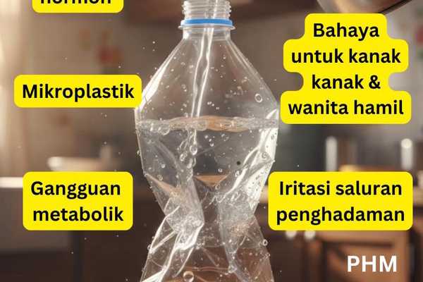Bila botol plastik tu kemik, masa itu bahaya bermula