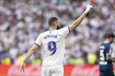 Karim Benzema’s first goal of the season makes him Real Madrid’s second top scorer of all time