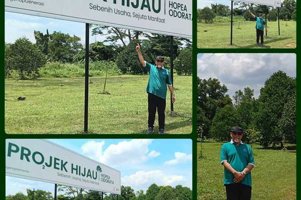 Green Project initiative by planting seeds of Hopea Odorata species of tree for the benefits of our community #GreenWav