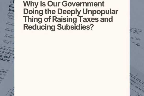 Why is Malaysia raising taxes and cutting subsidies?