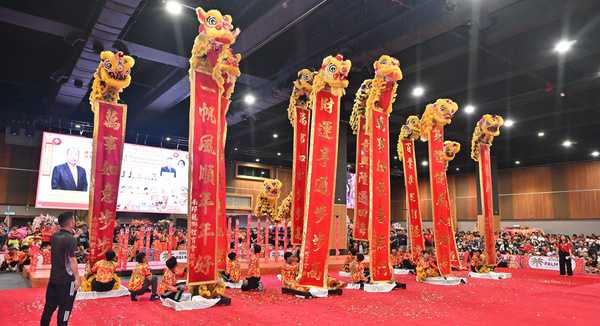 龙麒狮大团拜展中华文化魅力 #2025蛇年 