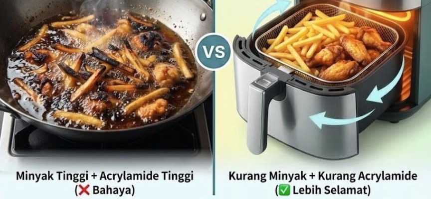 Air fryer punca kanser? Ini fakta sebenar