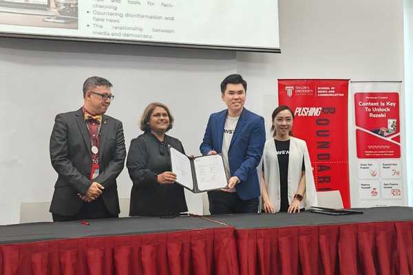 Taylor’s and Newswav join forces to bolster growth of Malaysian digital journalism