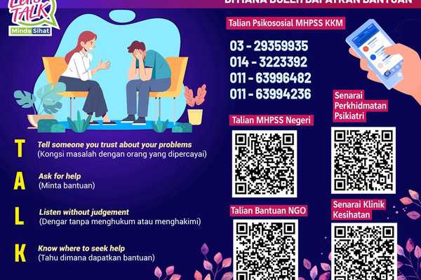 Ramai Tak Tahu, Ini Program Kesihatan Mental Yang Boleh Bantu Anda