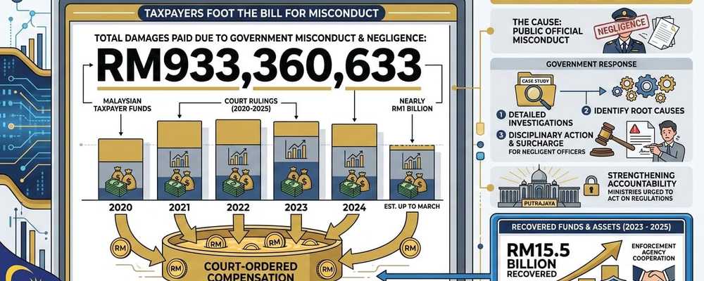 Shocking RM933 Million Price Tag of Negligence: Taxpayers Foot the Bill for Government Misconduct
