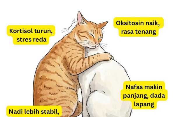 Kadang yang kita perlukan cuma, satu pelukan