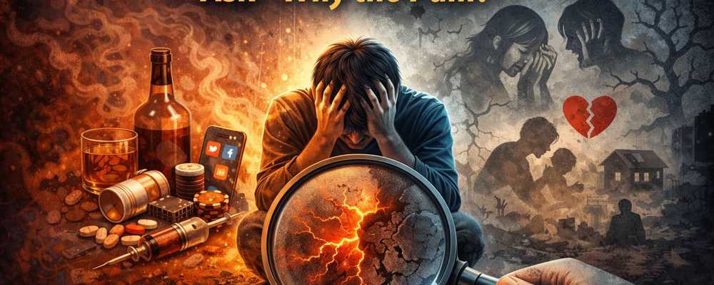 Don’t Ask “Why the Addiction?” Ask “Why the Pain?”
