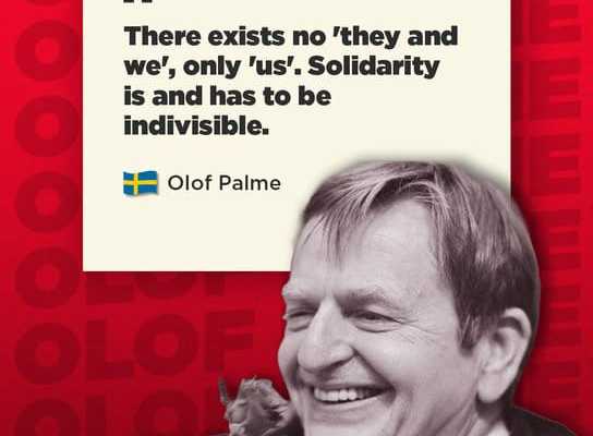 A Tribute to Olof Palme - 40 Years On