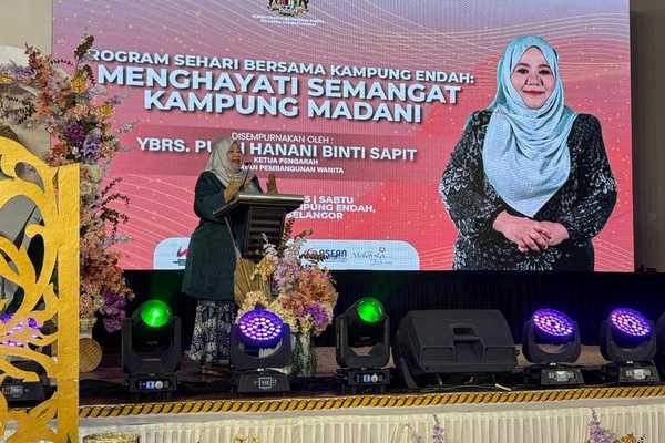 Semangat Madani Dihayati Melalui Program Kemasyarakatan JPW Bersama Penduduk Kampung Endah