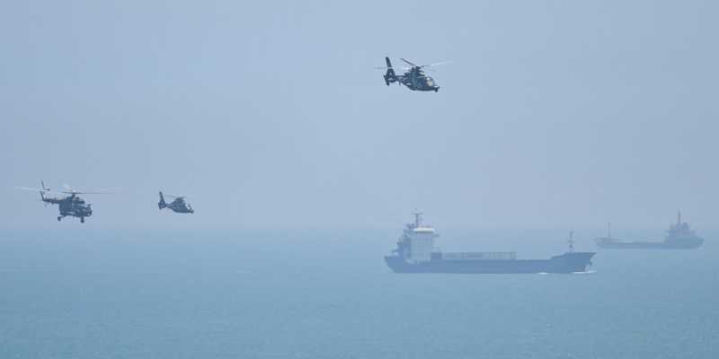 China launches large-scale military drills around Taiwan with live-fire ...