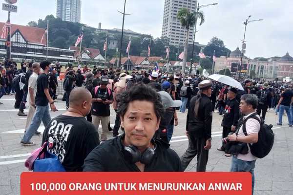 100,O00 Orang Turun Untuk Menurunkan Anwar