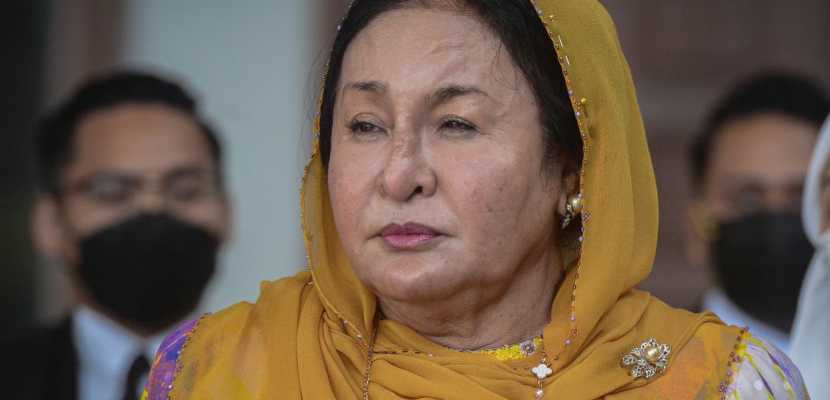 Rosmah cried after being found guilty of corruption.