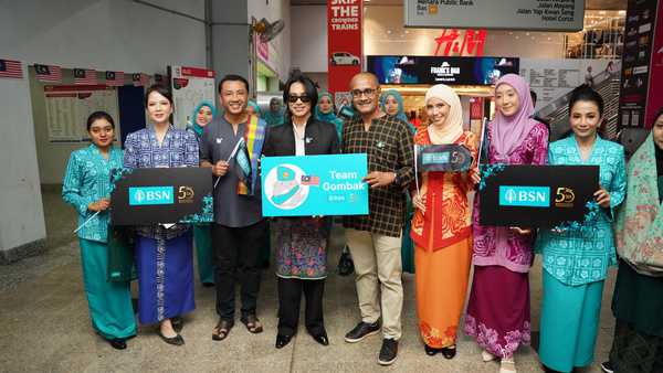 Skuad Sarong BSN Warnai Keretapi Sarong Sempena Hari Malaysia 2024