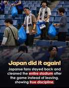 #GilaBola | The Match After the Match: Japanese Fans Cleaned Up Stadium When the Game Ended