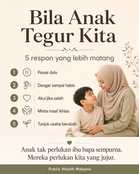 5 respon matang bila anak sendiri tegur