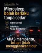 Microsleep boleh berlaku tanpa sedar