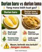 Durian baru vs Durian lama