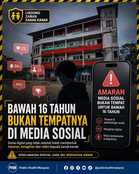 Bawah 16 tahun bukan tempatnya di media sosial