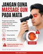 Jangan guna massage gun pada mata!