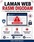 Laman web rasmi kena hack?