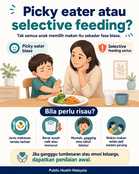 “Anak saya picky eater.”