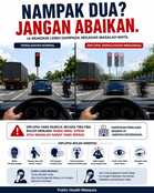 “Doktor… kereta di depan saya tiba-tiba jadi dua.”
