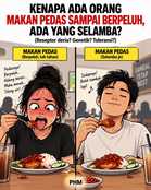 Kenapa ada orang selamba makan pedas ada yang berpeluh?