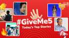 ✋🏻 #GiveMe5: Today’s Top Stories
