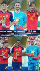 30-year old Rodrigo Hernandez wins the Golden Ball and World Cup for Spain, giving him every major trophy in the sports 