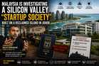 Malaysia Is Investigating a Silicon Valley "Startup Society" Built on a Reclaimed Island in Johor
